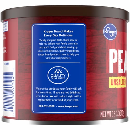 Kroger® Unsalted Peanuts Perspective: left