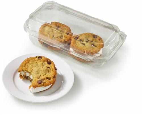 Kroger® Chocolate Chip Filled Sandwich Cookies Perspective: left
