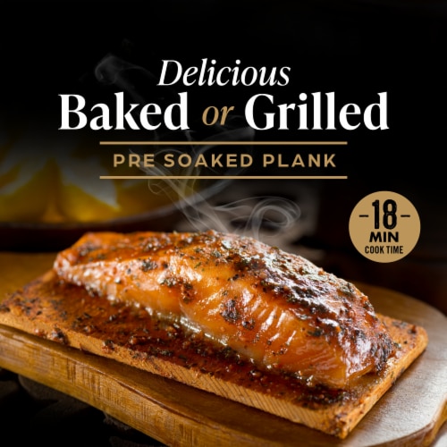 Private Selection® Farm Raised Atlantic Salmon Cedar Plank Sugar & Spice Perspective: left