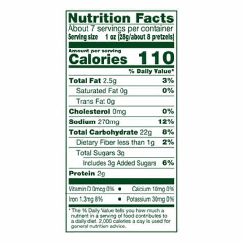 Simple Truth® Cinnamon Sugar Baked Pretzel Thin Crisps Perspective: left
