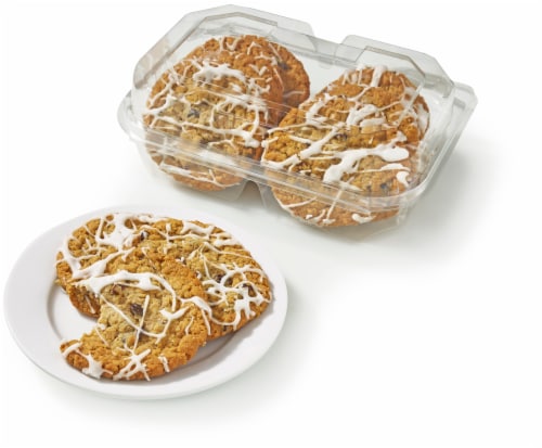 Kroger® Drizzled Oatmeal Raisin Cookies Perspective: left