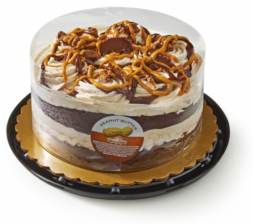 Bakery Fresh Reese's Peanut Butter Cake Perspective: left