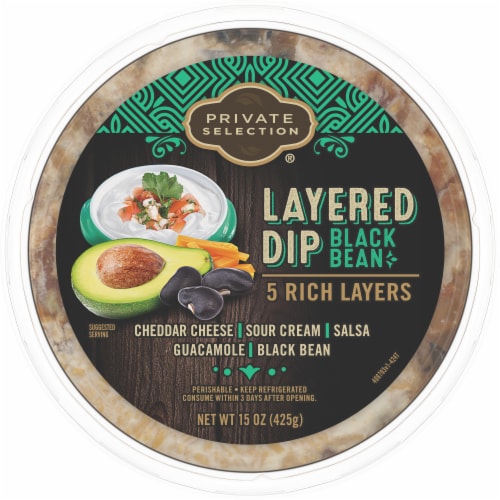 Private Selection® Black Bean Layered Dip Perspective: left