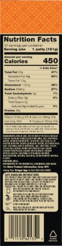 Private Selection® Applewood Smoked Bacon & Cheddar Angus Burgers Perspective: left