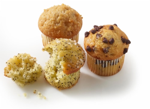Bakery Fresh Variety Pack Mini Muffins Perspective: left