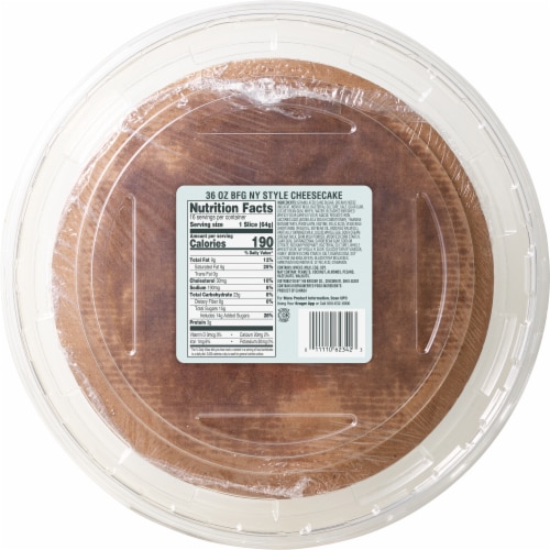 Bakery Fresh New York Style Plain Cheesecake Perspective: left
