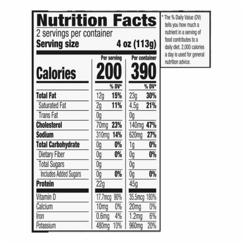 Kroger® Fresh Farm Raised Hatch Chile Atlantic Salmon Portions Perspective: left