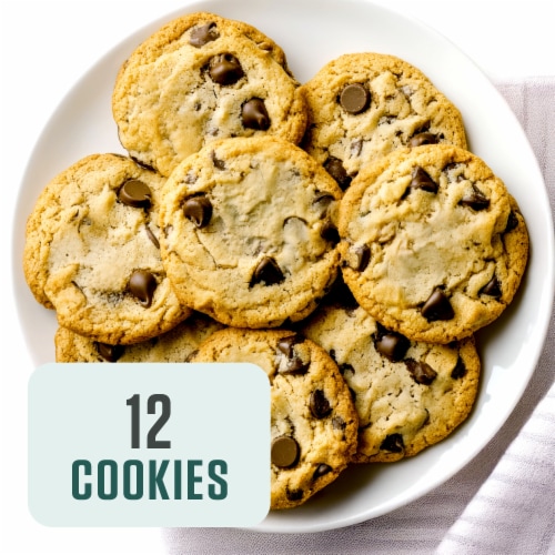 Bakery Fresh Chocolate Chip Cookies Perspective: left