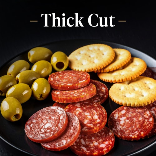 Private Selection® Turkey Pepperoni Cracker Cut Perspective: left