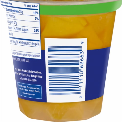 Kroger® Peach Chunks Perspective: left