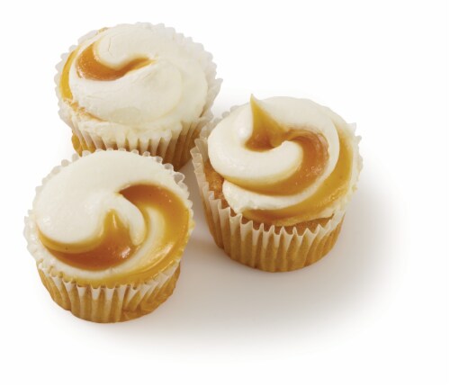 Bakery Fresh Goodness Pumpkin Spice Premium Cupcakes Perspective: left
