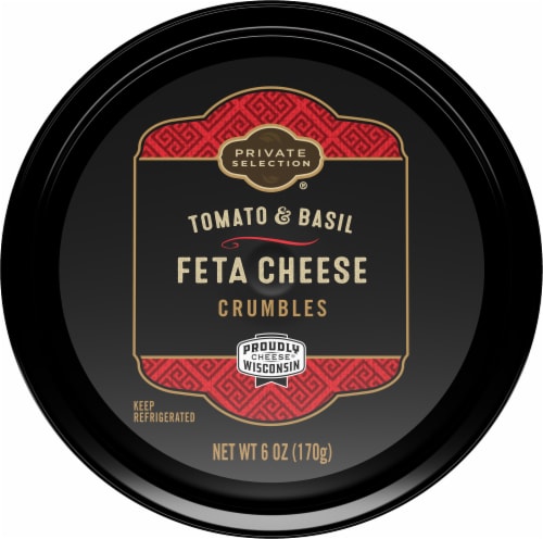 Private Selection® Tomato Basil Feta Crumbles Perspective: left