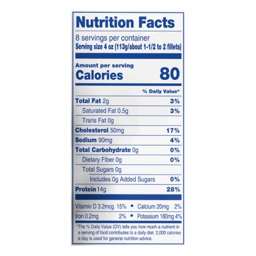 Kroger® Wild Caught Flounder Fillets Frozen BIG DEAL! Perspective: left
