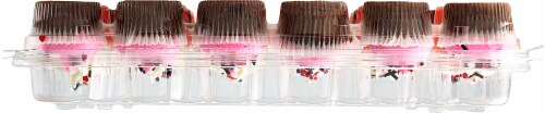 Bakery Fresh Mini Valentine's Day Cupcakes Perspective: left