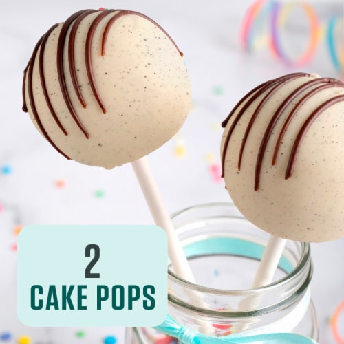 Bakery Fresh Cookies & Cream Cake Pops Perspective: left