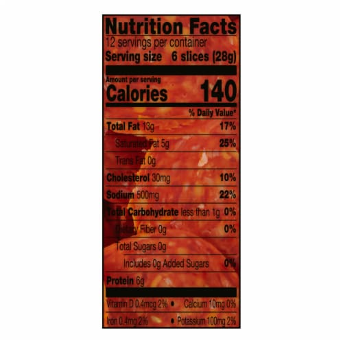 Private Selection® Bold & Spicy Pepperoni Cracker Cut Perspective: left