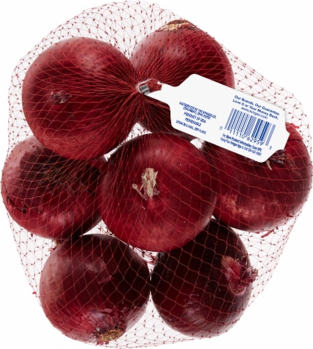 Kroger® Red Onion 3 lb Bag Perspective: left