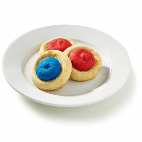 Bakery Fresh Patriotic Thumbprint Cookies Perspective: left