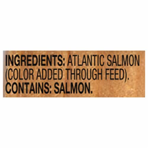 Kroger® Farm Raised Atlantic Salmon Portions Cedar Plank Perspective: left