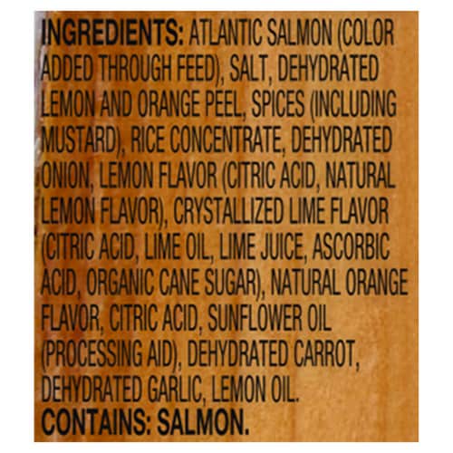 Kroger® Farm Raised Lemon Pepper Atlantic Salmon Portions Cedar Plank Perspective: left