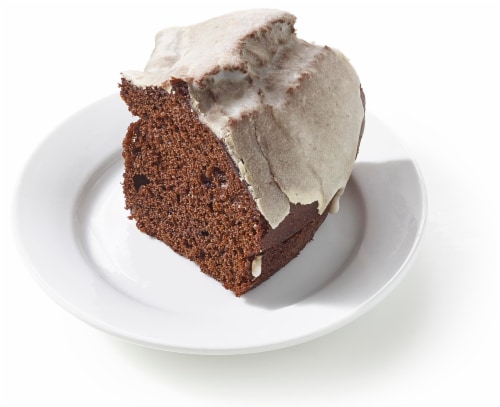 Bakery Fresh Half Chocolate Pudding Cake Perspective: left
