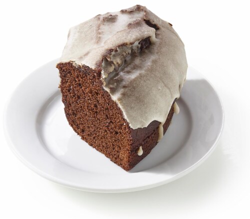 Bakery Fresh Chocolate Pudding Cake Slice Perspective: left