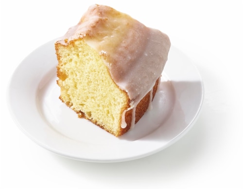 Bakery Fresh Half Lemon Pudding Cake Perspective: left