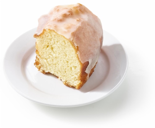 Bakery Fresh Half Vanilla Pudding Cake Perspective: left