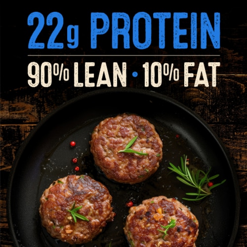 Private Selection® 90/10 Angus Ground Beef Patties Perspective: left
