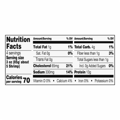 Kroger® Lemon Pepper Shrimp Perspective: left
