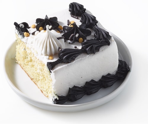 Bakery Fresh Graduation White Quarter Sheet Cake Perspective: left