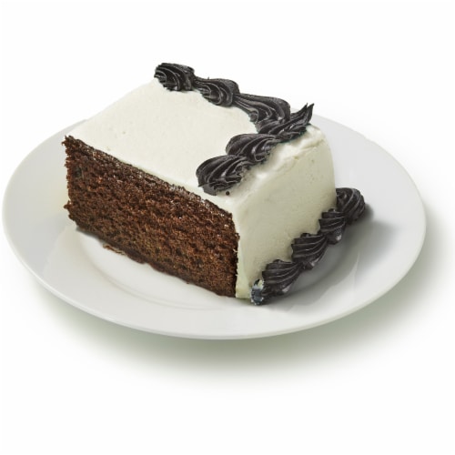 Bakery Fresh Graduation Chocolate Half Sheet Cake Perspective: left