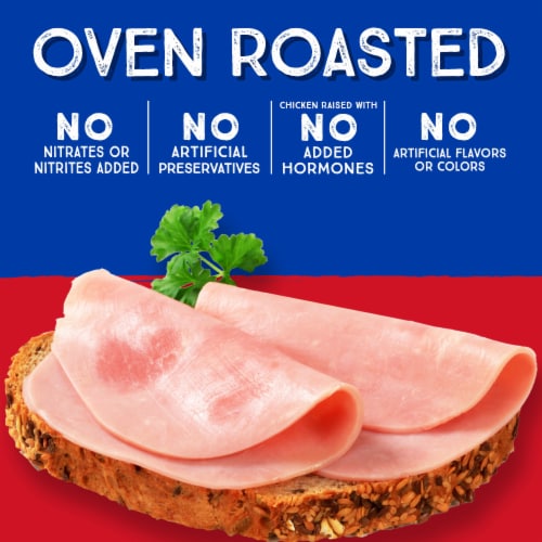 Kroger® Oven Roasted Chicken Breast and Uncured Honey Ham Variety Pack Deli Thin Sliced BIG DEAL! Perspective: left