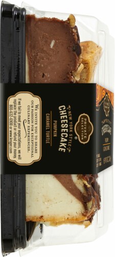 Private Selection® New York Style Pumpkin/Caramel Turtle Cheesecake Perspective: left