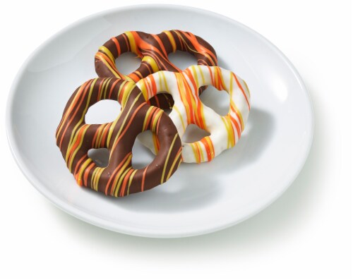 Chocolaty Dutch Mixed Pretzels Perspective: left