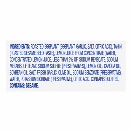 Kroger® Deli Kitchen Fresh Baba Gannouj Eggplant Dip Perspective: left
