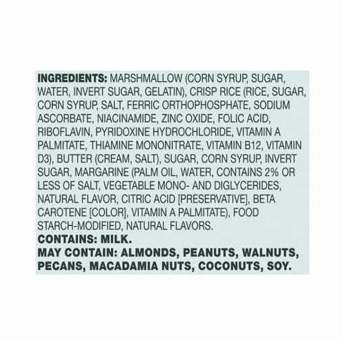 Bakery Fresh Marshmallow Crispy Rice Treats Perspective: left