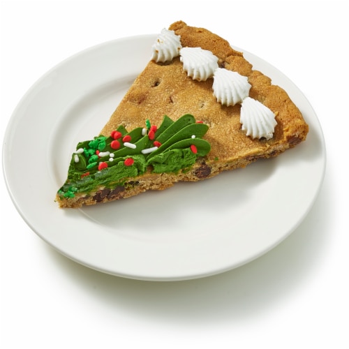 Kroger® Christmas Tree Colossal Chocolate Chip Cookie Perspective: left