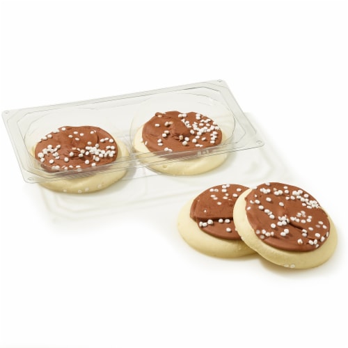 Bakery Fresh Sugar Hot Cocoa Cookies Perspective: left