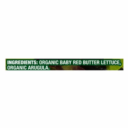 Simple Truth Organic® Baby Red Butter & Arugula Salad Mix Perspective: left
