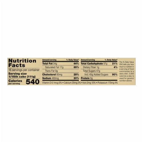 Private Selection® Buttercream Iced Chocolate Four Layer Cake Perspective: left