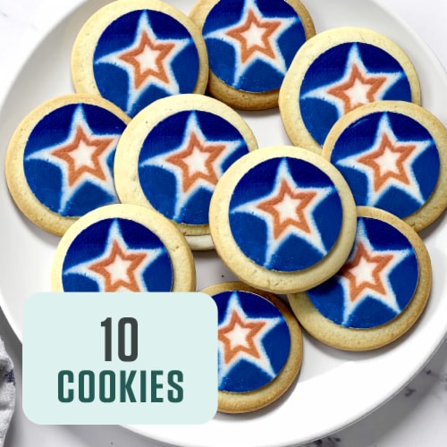 Bakery Fresh Star Frosted Sugar Cookies Perspective: left