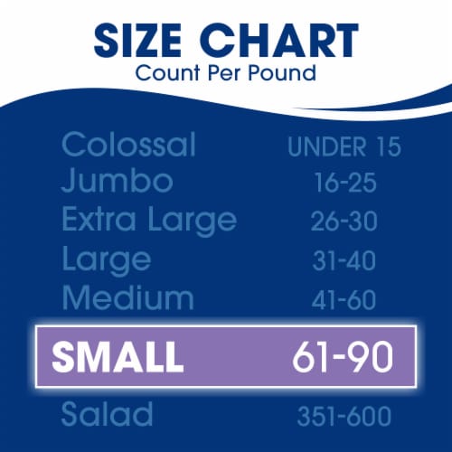 Kroger® Small Shrimp Raw Peeled & Deveined Tail Off Perspective: left