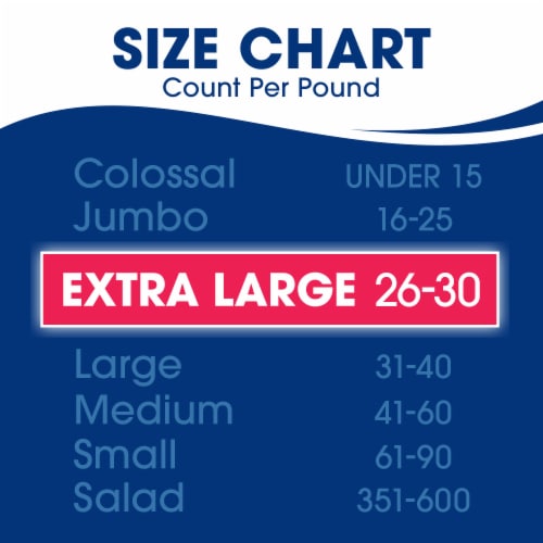 Kroger® Extra Large Shrimp Cooked Peeled & Deveined Tail On Perspective: left