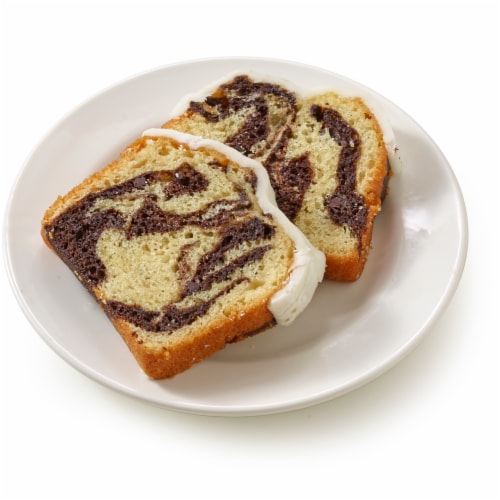 Bakery Fresh Marble Sliced Loaf Cake Perspective: left