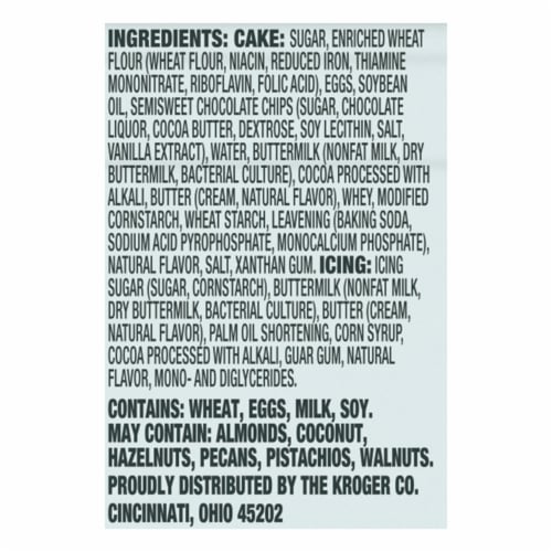 Bakery Fresh Double Chocolate Sliced Loaf Cake Perspective: left