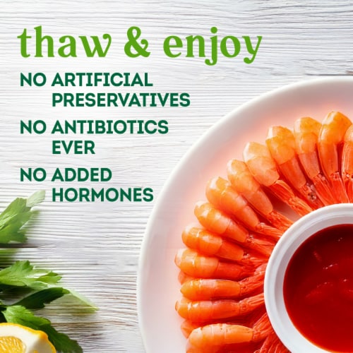 Simple Truth® Large Shrimp Tray with Cocktail Sauce Perspective: left