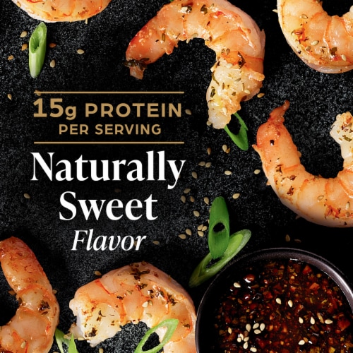 Private Selection® Black Tiger Raw-Tail Off Peeled & Deveined Jumbo Shrimp Perspective: left