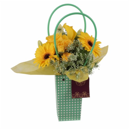 Bloom Haus Mini-Delights Fresh Flowers Arrangement Perspective: left