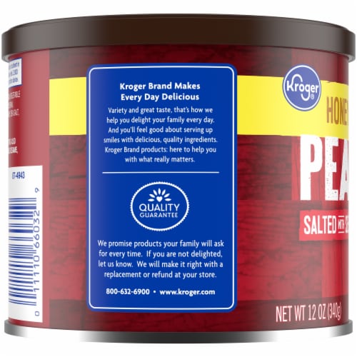 Kroger® Salted Honey Roasted Peanuts Perspective: left